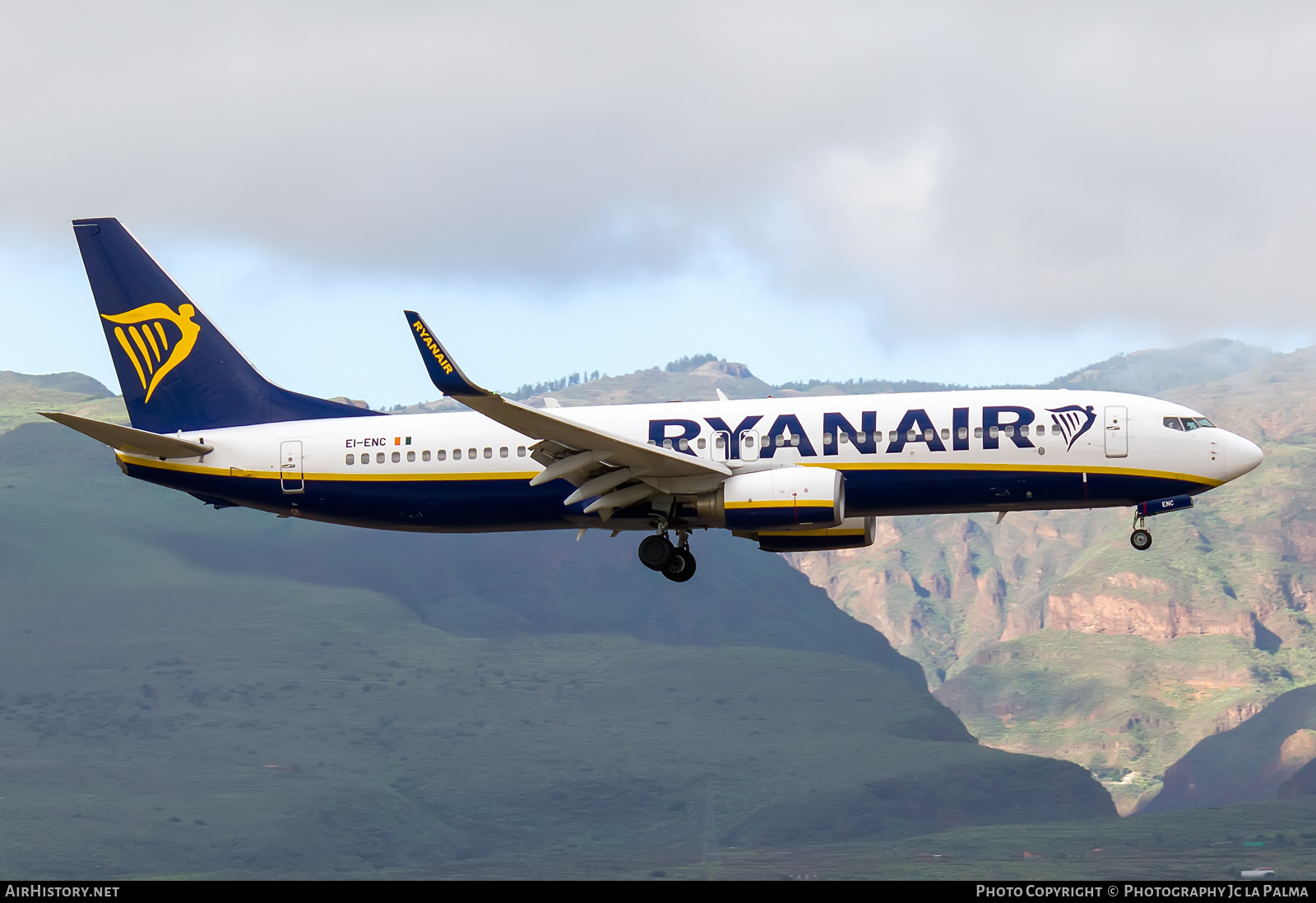 Aircraft Photo of EI-ENC | Boeing 737-8AS | Ryanair | AirHistory.net #531773