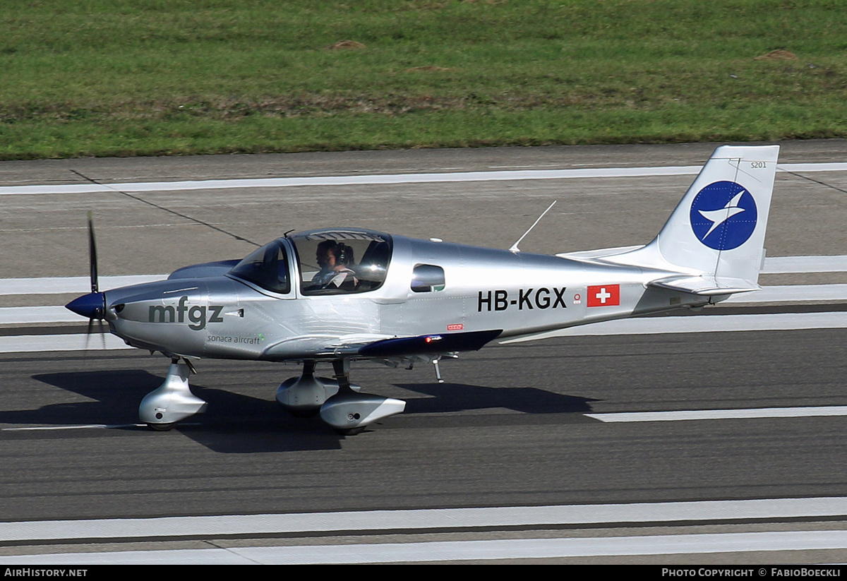 Aircraft Photo of HB-KGX | Sonaca S201 | MFGZ - Motorfluggruppe Zürich | AirHistory.net #531789