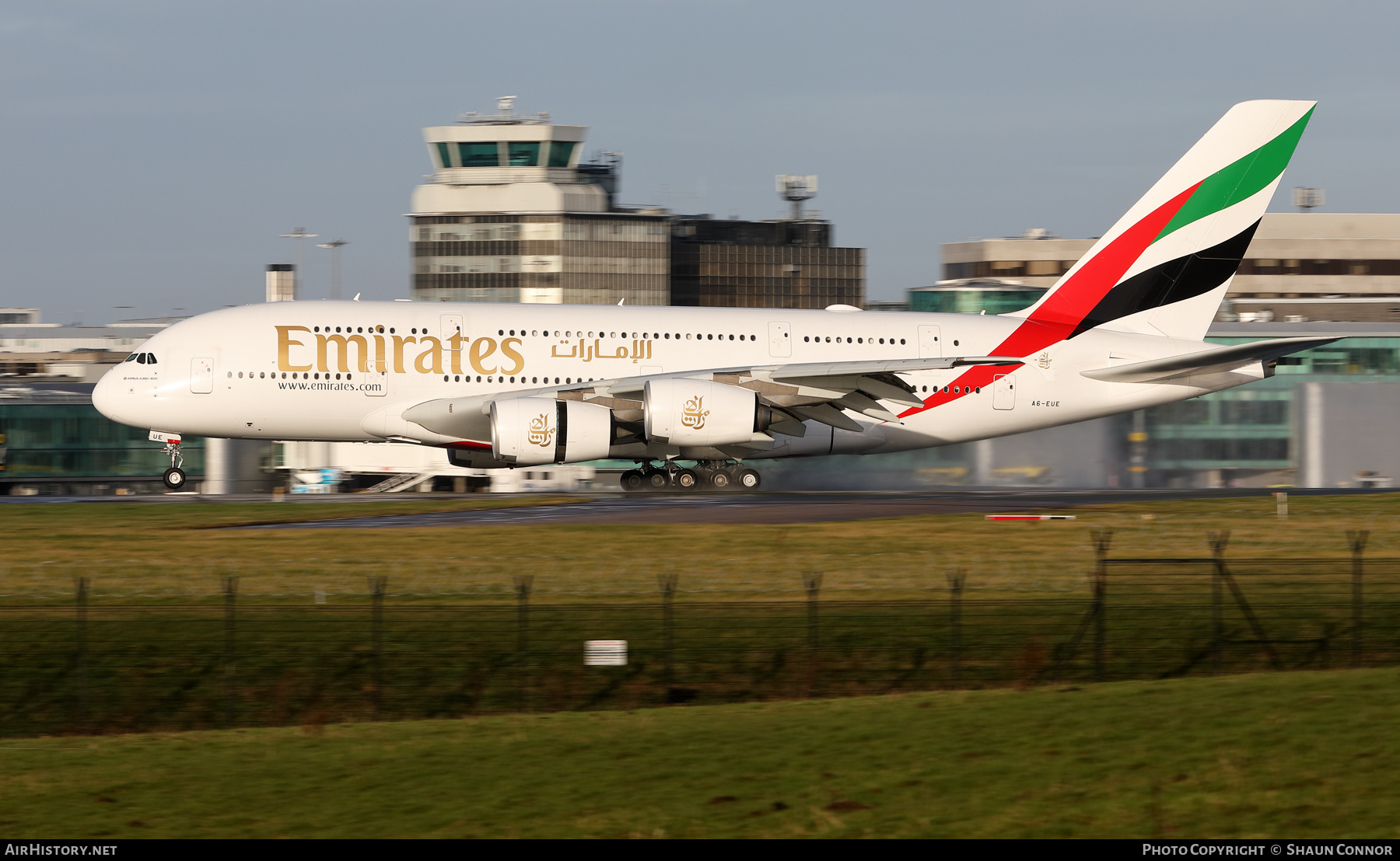 Aircraft Photo of A6-EUE | Airbus A380-861 | Emirates | AirHistory.net #531797