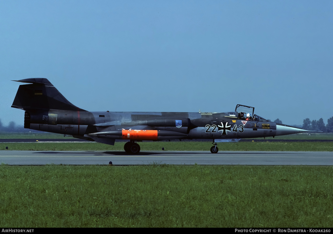 Aircraft Photo of 2243 | Lockheed F-104G Starfighter | Germany - Air Force | AirHistory.net #531799