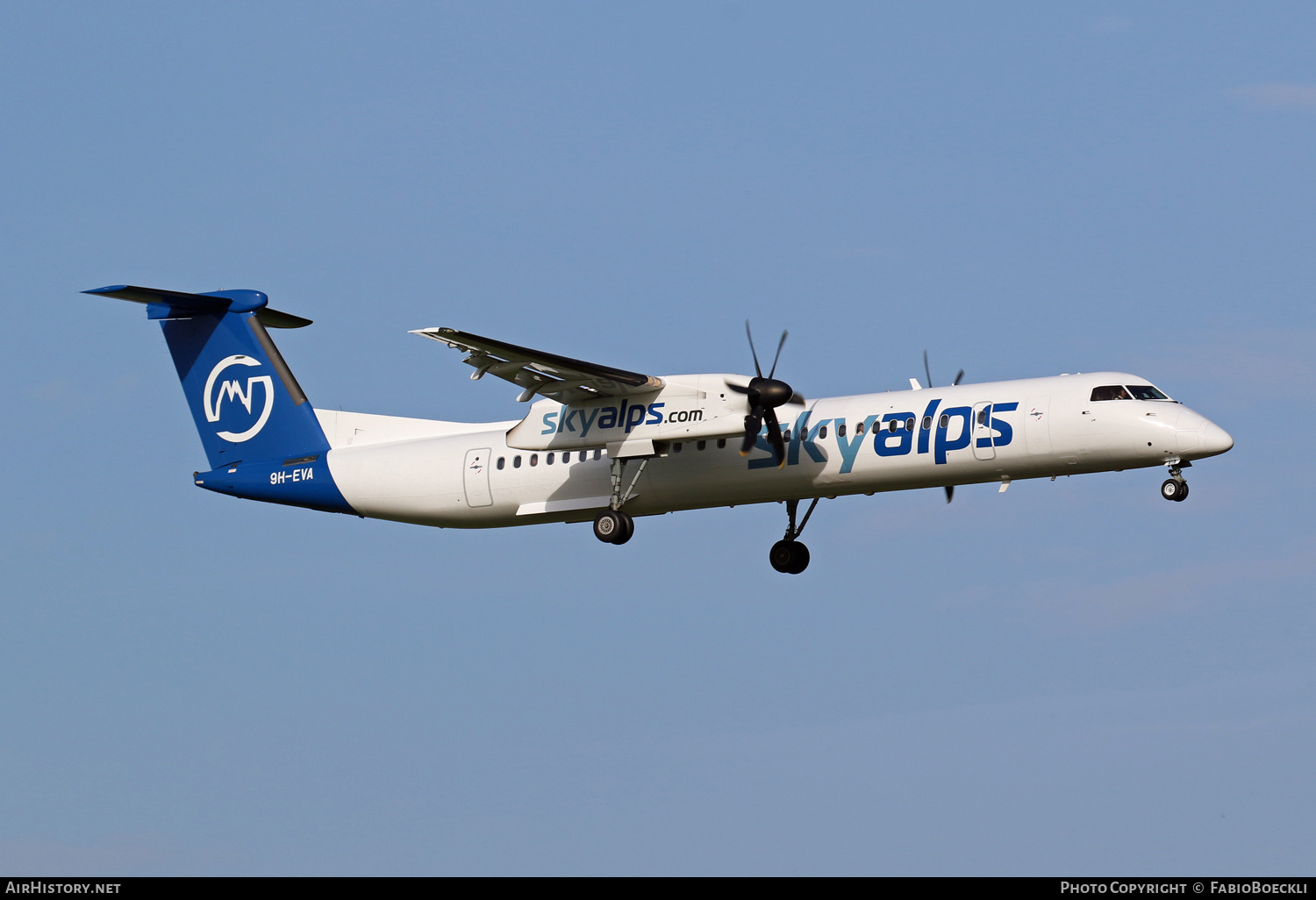 Aircraft Photo of 9H-EVA | Bombardier DHC-8-402 Dash 8 | SkyAlps | AirHistory.net #531814