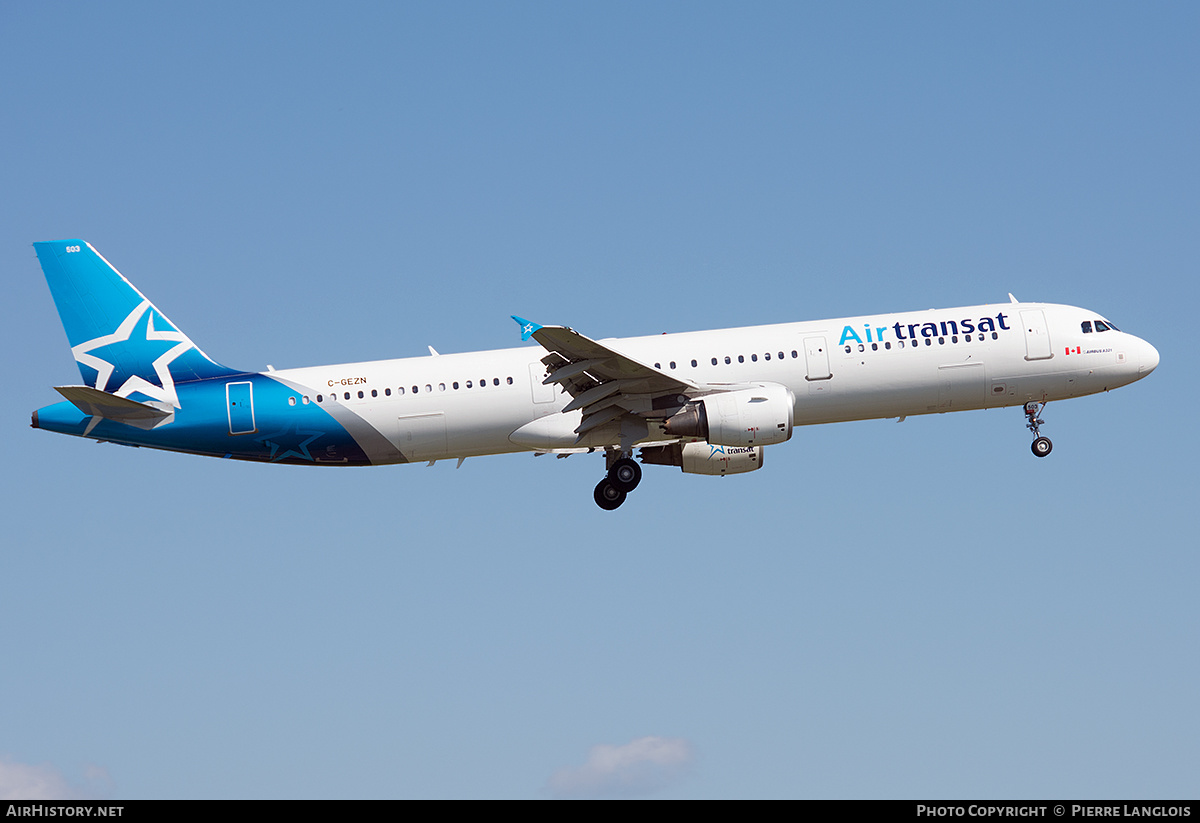 Aircraft Photo of C-GEZN | Airbus A321-211 | Air Transat | AirHistory.net #531844
