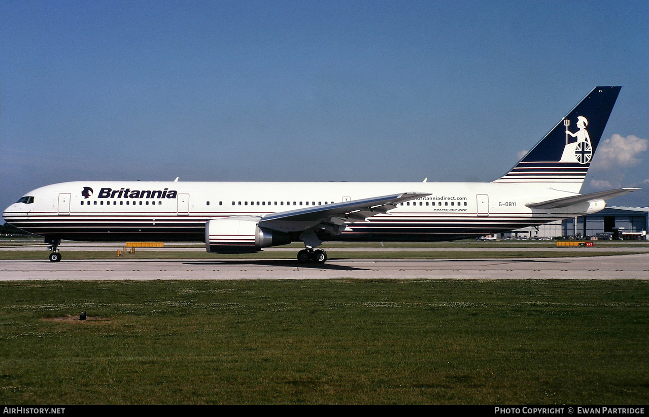 Aircraft Photo of G-OBYI | Boeing 767-304/ER | Britannia Airways | AirHistory.net #531879