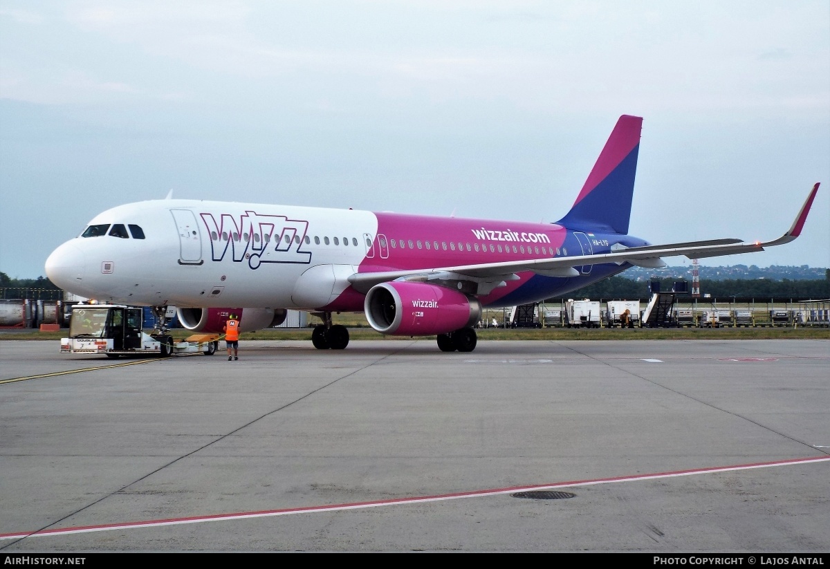 Aircraft Photo of HA-LYG | Airbus A320-232 | Wizz Air | AirHistory.net #531906