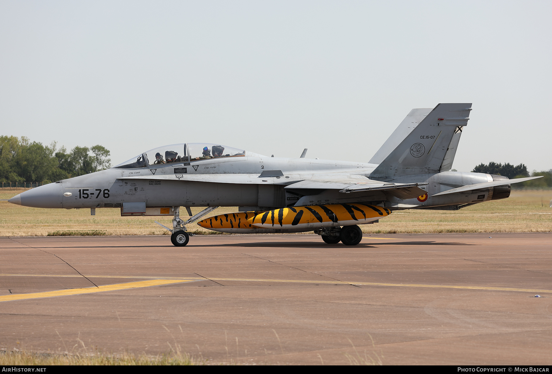 Aircraft Photo of CE.15-07 | McDonnell Douglas EF-18BM Hornet | Spain - Air Force | AirHistory.net #531917