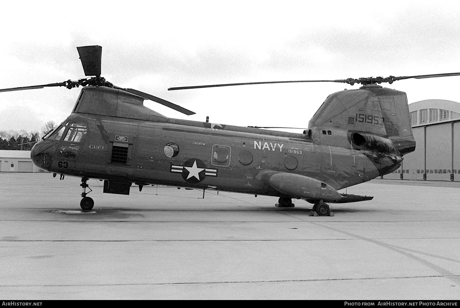 Aircraft Photo of 151953 | Boeing Vertol HH-46A Sea Knight | USA - Navy | AirHistory.net #531948