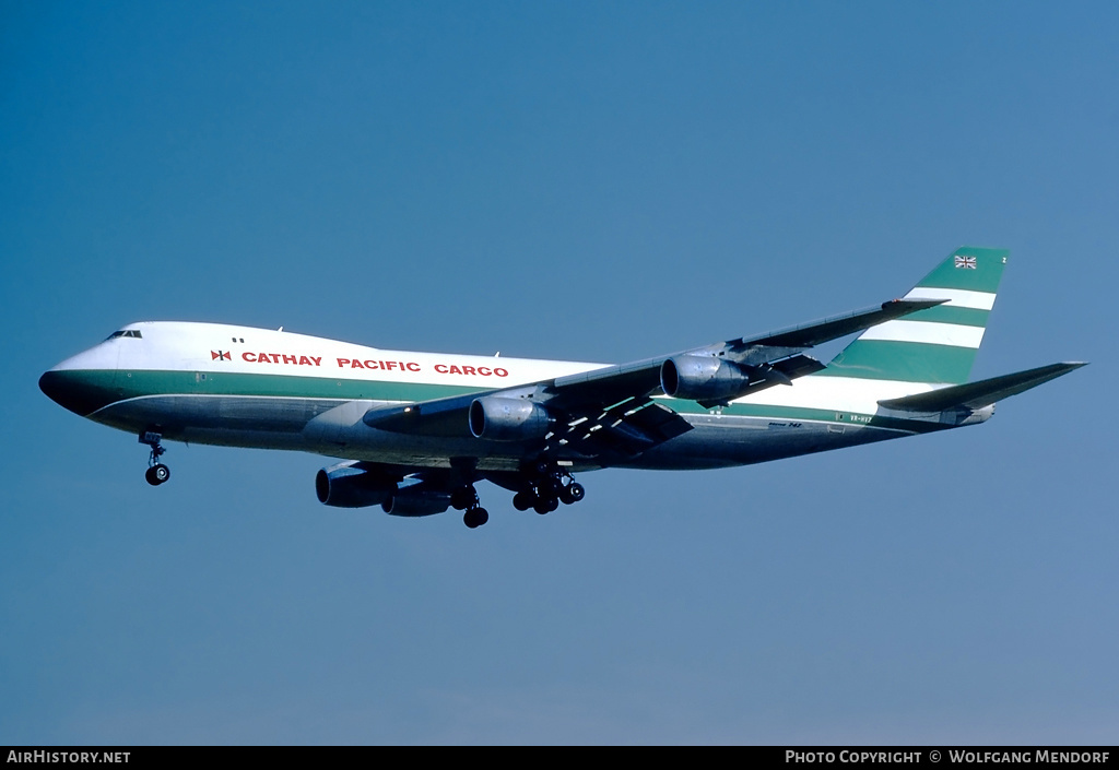 Aircraft Photo of VR-HVZ | Boeing 747-267F/SCD | Cathay Pacific Airways Cargo | AirHistory.net #531957