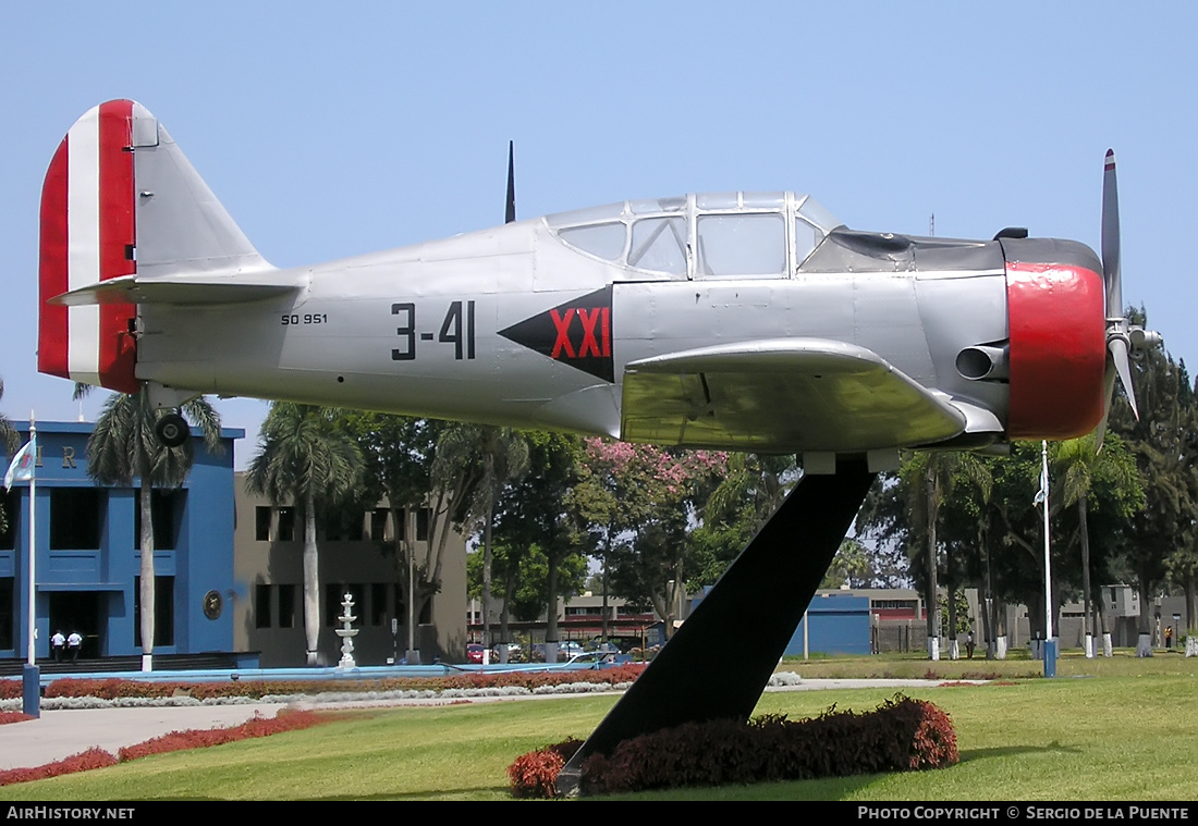Aircraft Photo of XXI-41-3 | North American NA-50 | Peru - Air Force | AirHistory.net #531970