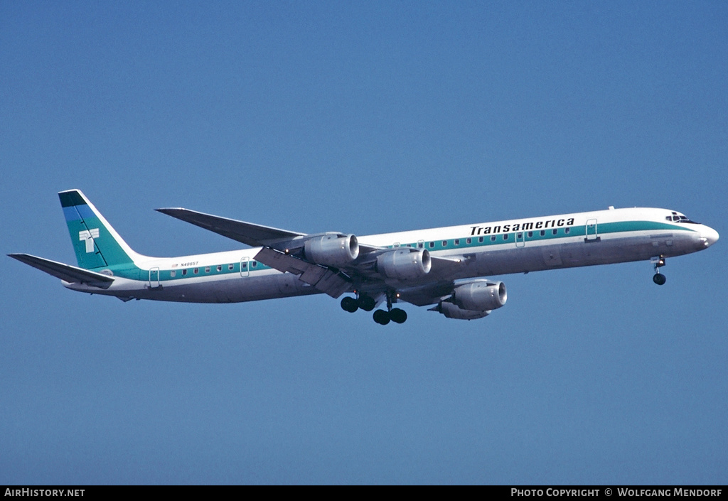Aircraft Photo of N4865T | McDonnell Douglas DC-8-73CF | Transamerica Airlines | AirHistory.net #531975