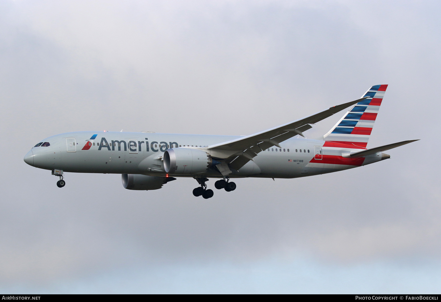 Aircraft Photo of N873BB | Boeing 787-8 Dreamliner | American Airlines | AirHistory.net #531984
