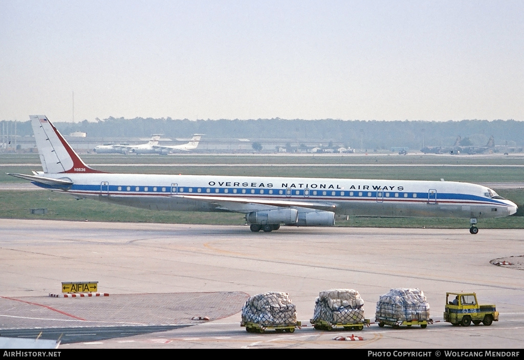 Aircraft Photo of N8636 | McDonnell Douglas DC-8-63CF | Overseas National Airways - ONA | AirHistory.net #531986