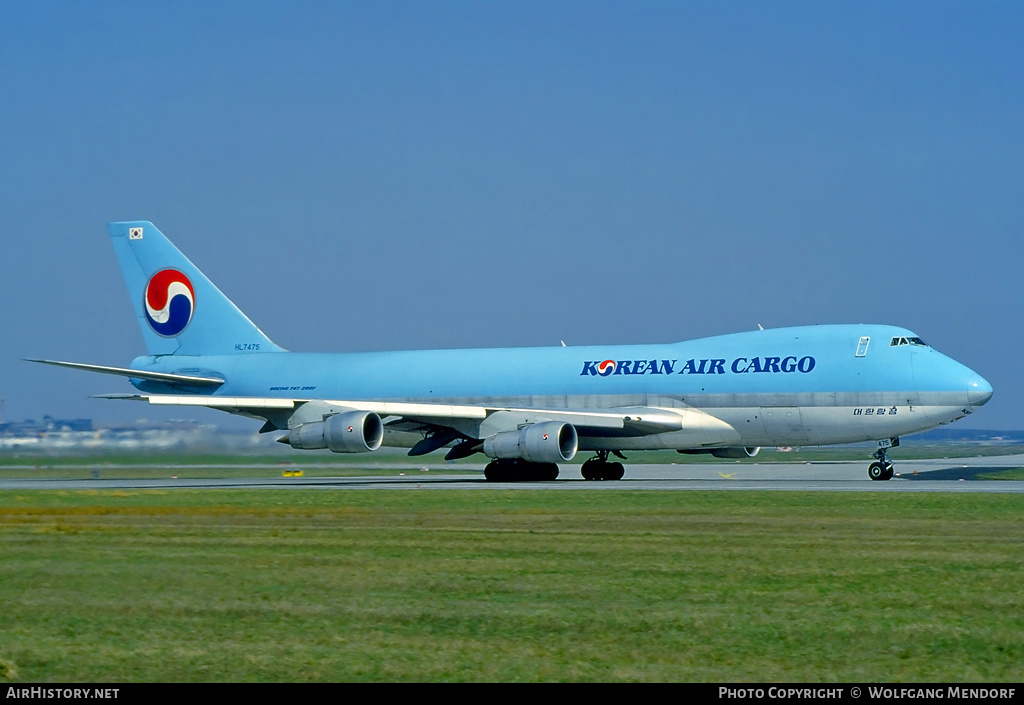 Aircraft Photo of HL7475 | Boeing 747-2B5F/SCD | Korean Air Cargo | AirHistory.net #531991