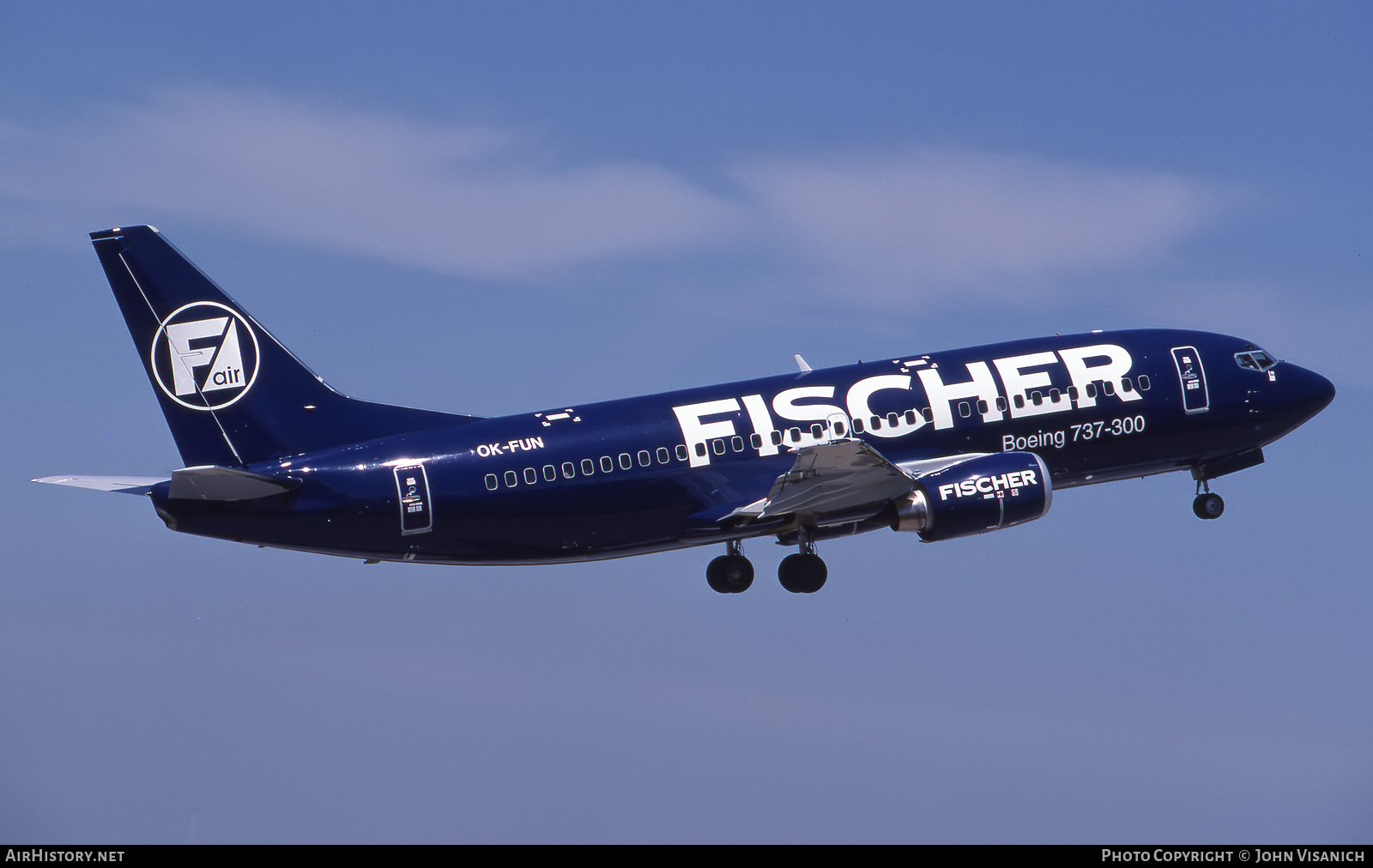 Aircraft Photo of OK-FUN | Boeing 737-33A | Fischer Air | AirHistory.net #531994
