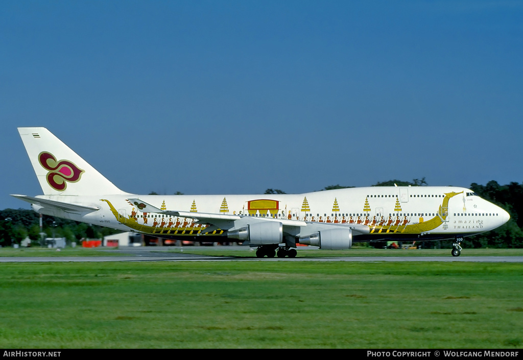 Aircraft Photo of HS-TGO | Boeing 747-4D7 | Thai Airways International | AirHistory.net #531996