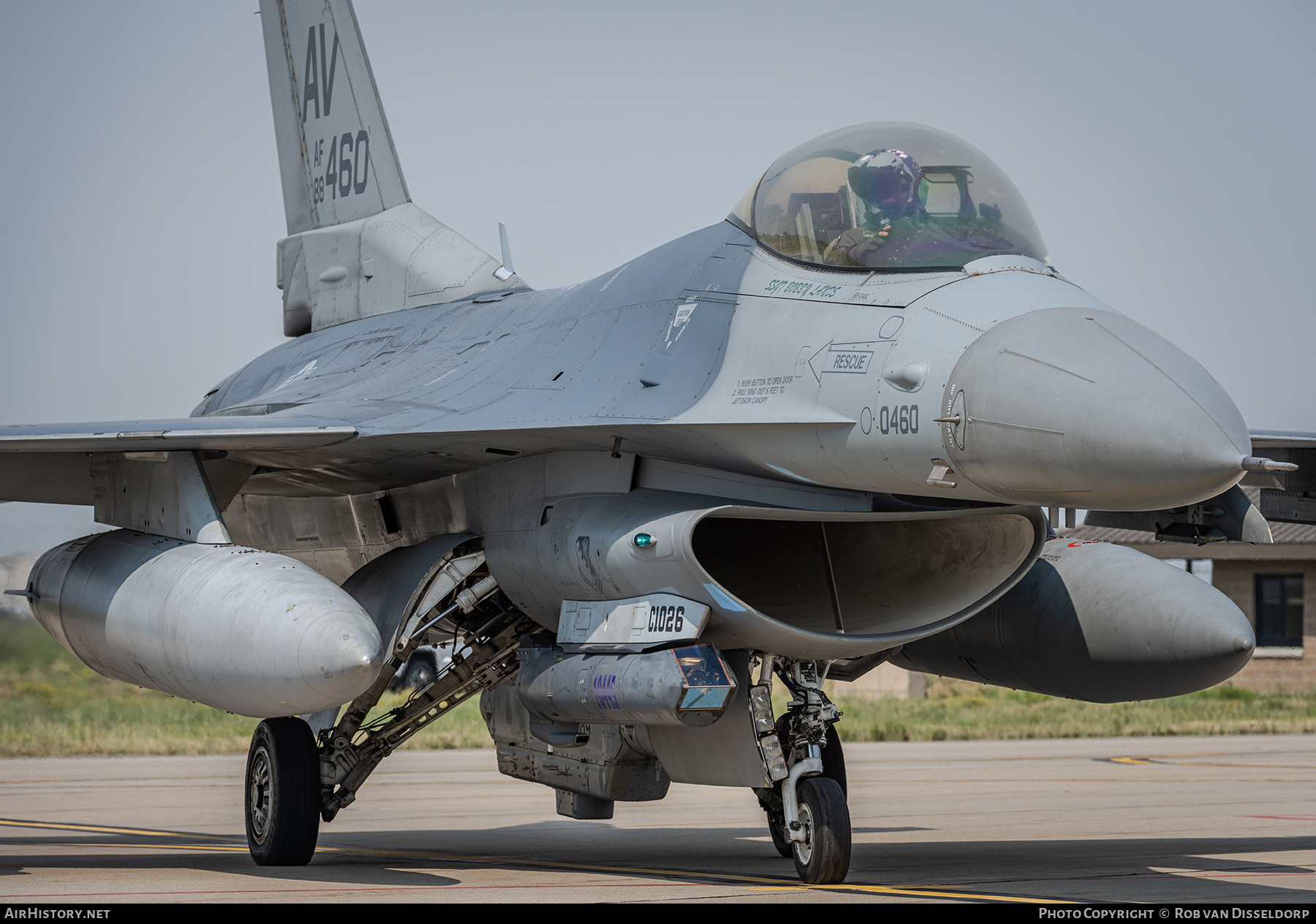 Aircraft Photo of 88-0460 / AF88-460 | Lockheed Martin F-16CM Fighting Falcon | USA - Air Force | AirHistory.net #532003