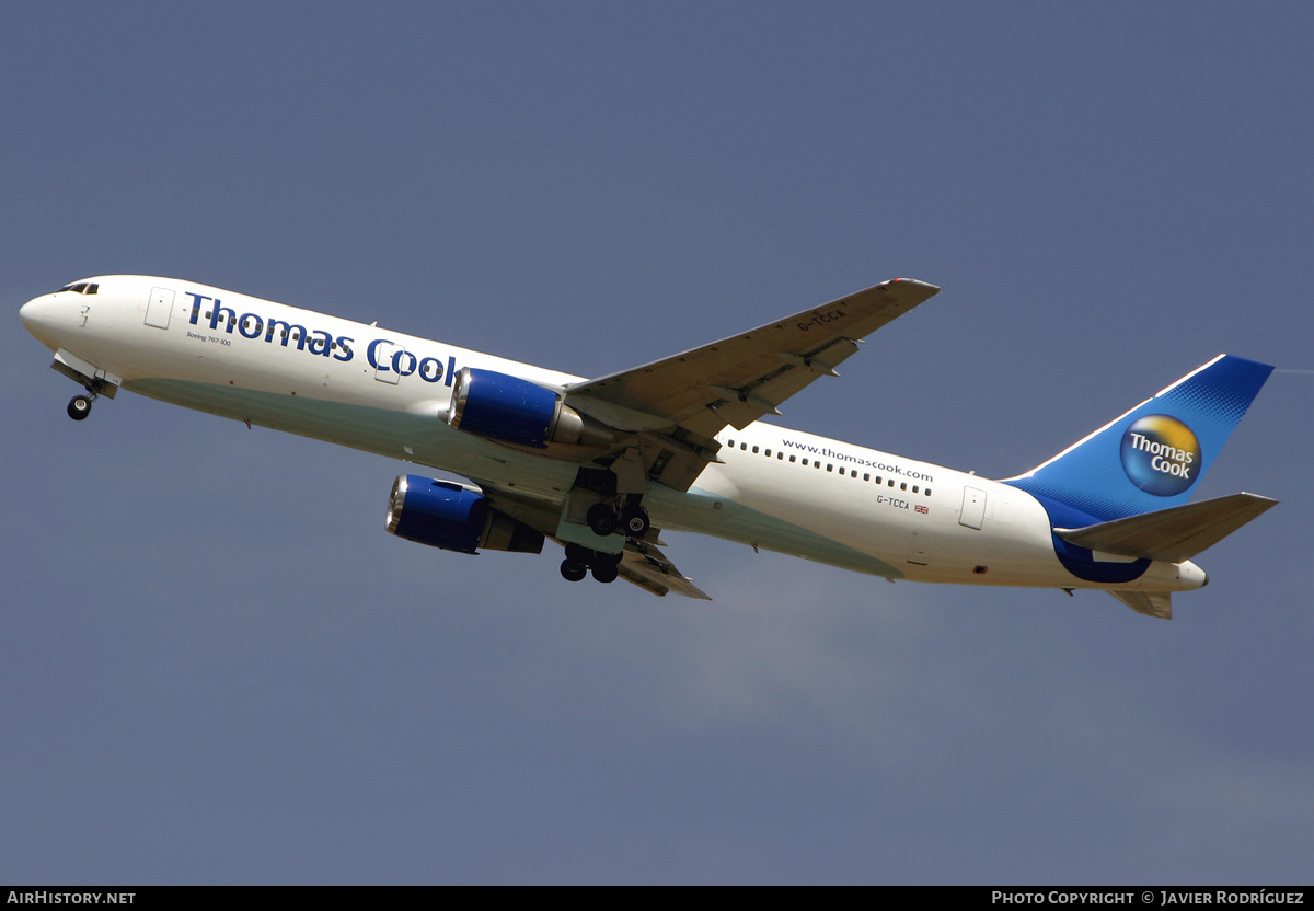 Aircraft Photo of G-TCCA | Boeing 767-31K/ER | Thomas Cook Airlines | AirHistory.net #532012