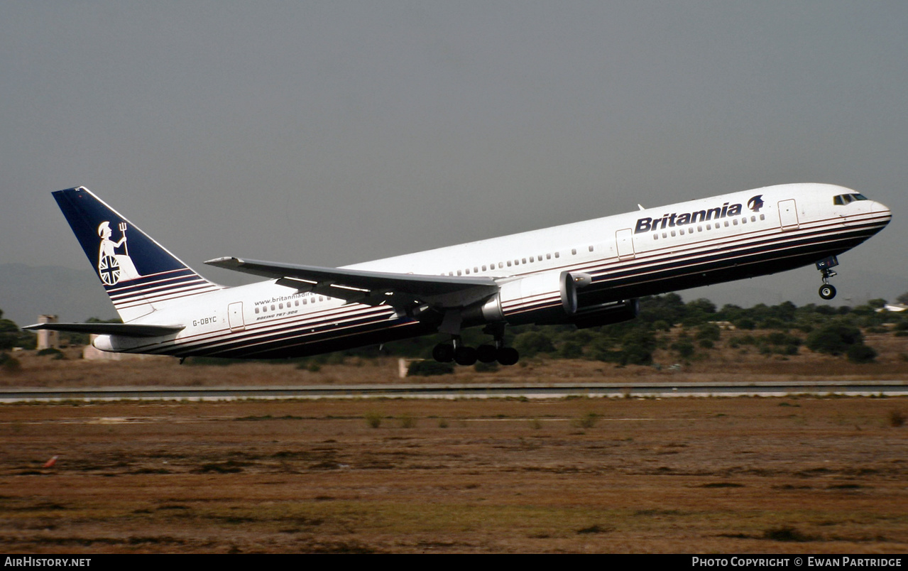 Aircraft Photo of G-OBYC | Boeing 767-304/ER | Britannia Airways | AirHistory.net #532013