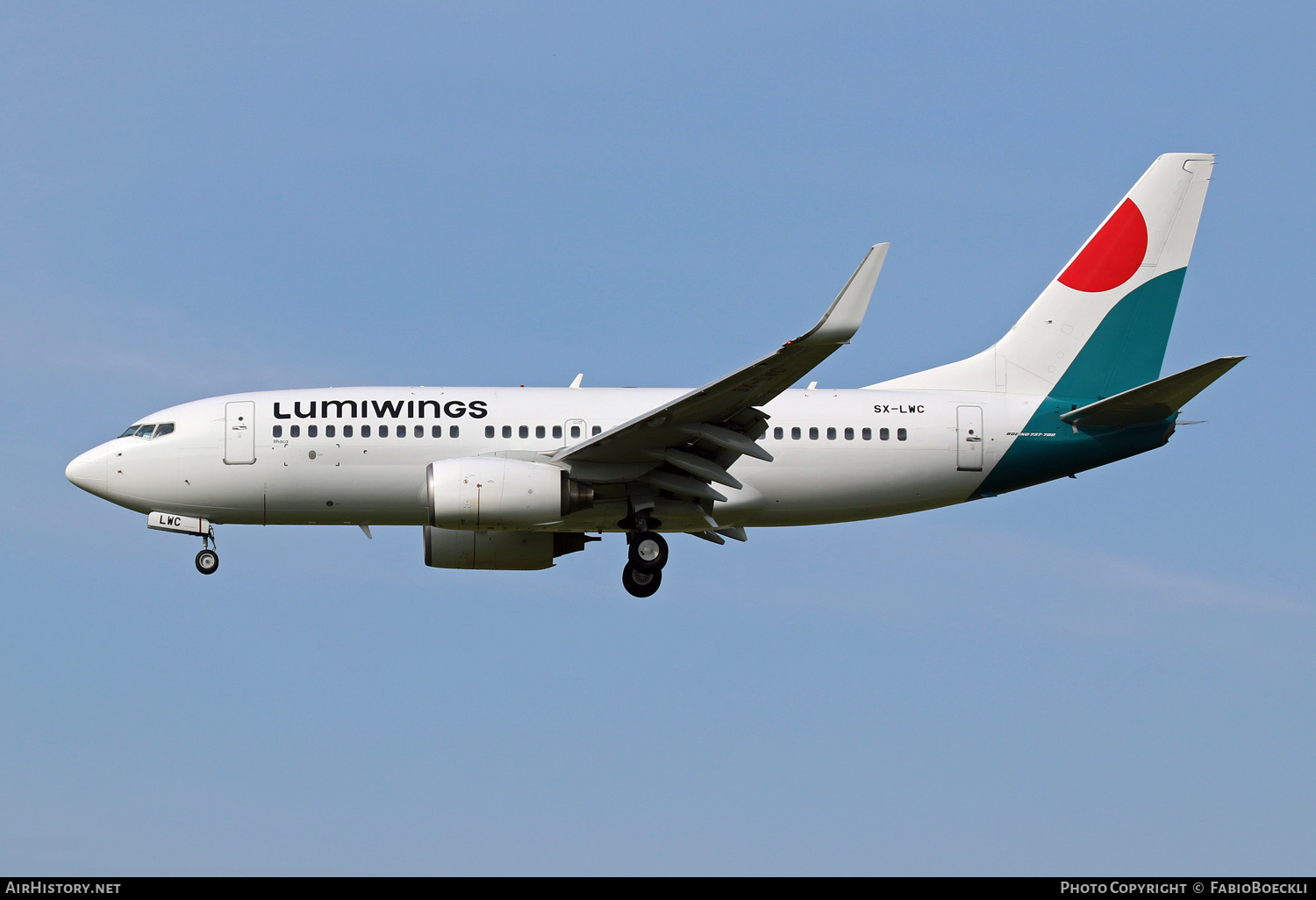 Aircraft Photo of SX-LWC | Boeing 737-7K2 | Lumiwings | AirHistory.net #532022