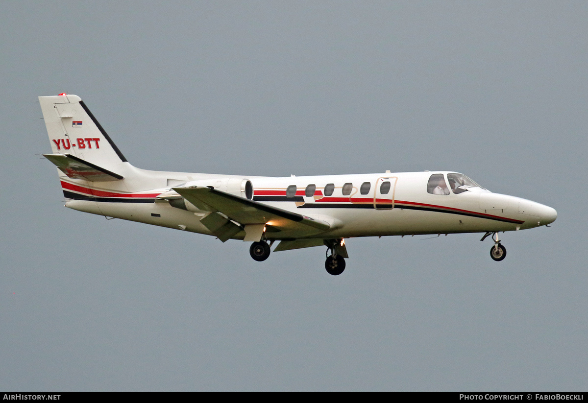 Aircraft Photo of YU-BTT | Cessna 551 Citation II/SP | AirHistory.net #532042