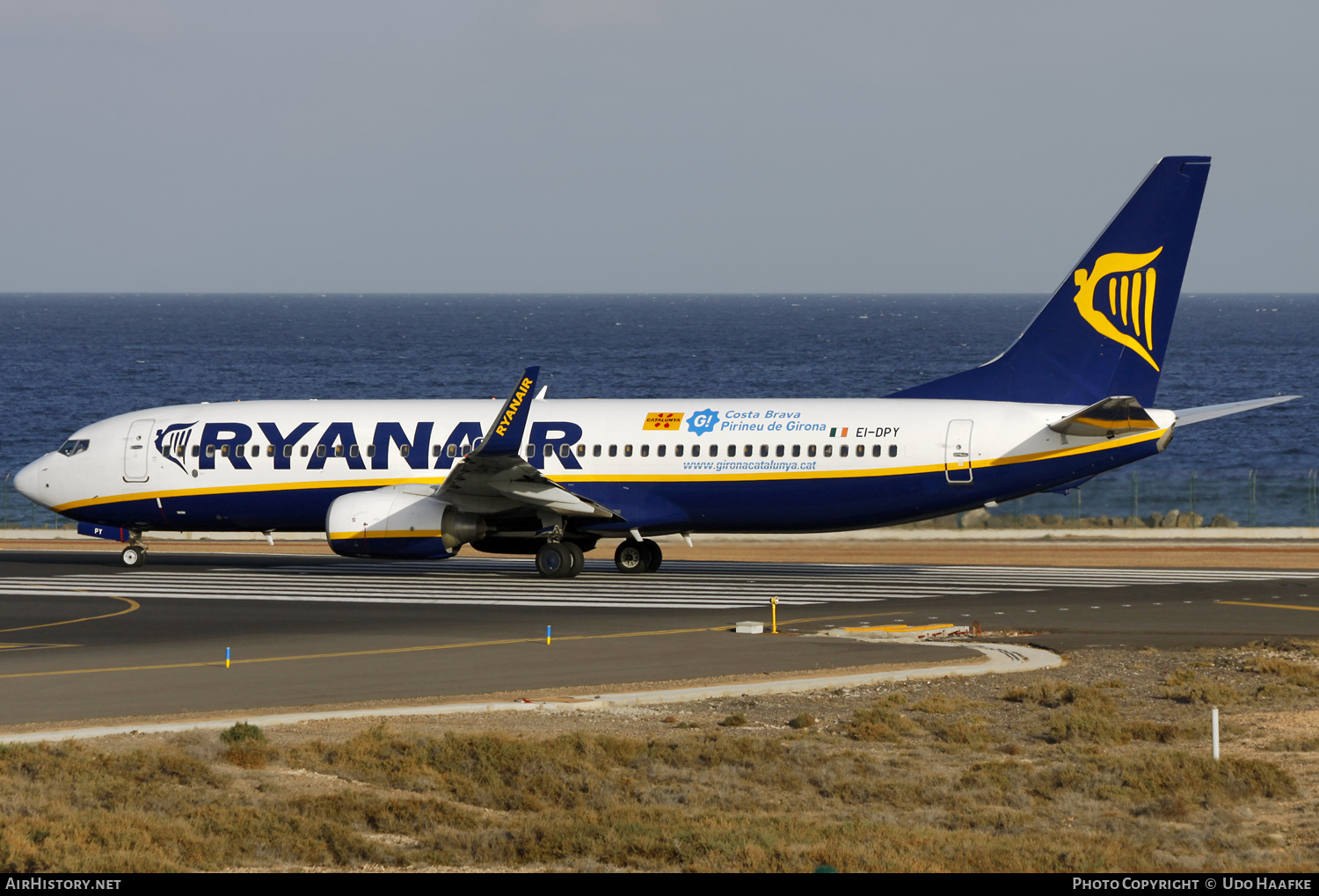 Aircraft Photo of EI-DPY | Boeing 737-8AS | Ryanair | AirHistory.net #532045