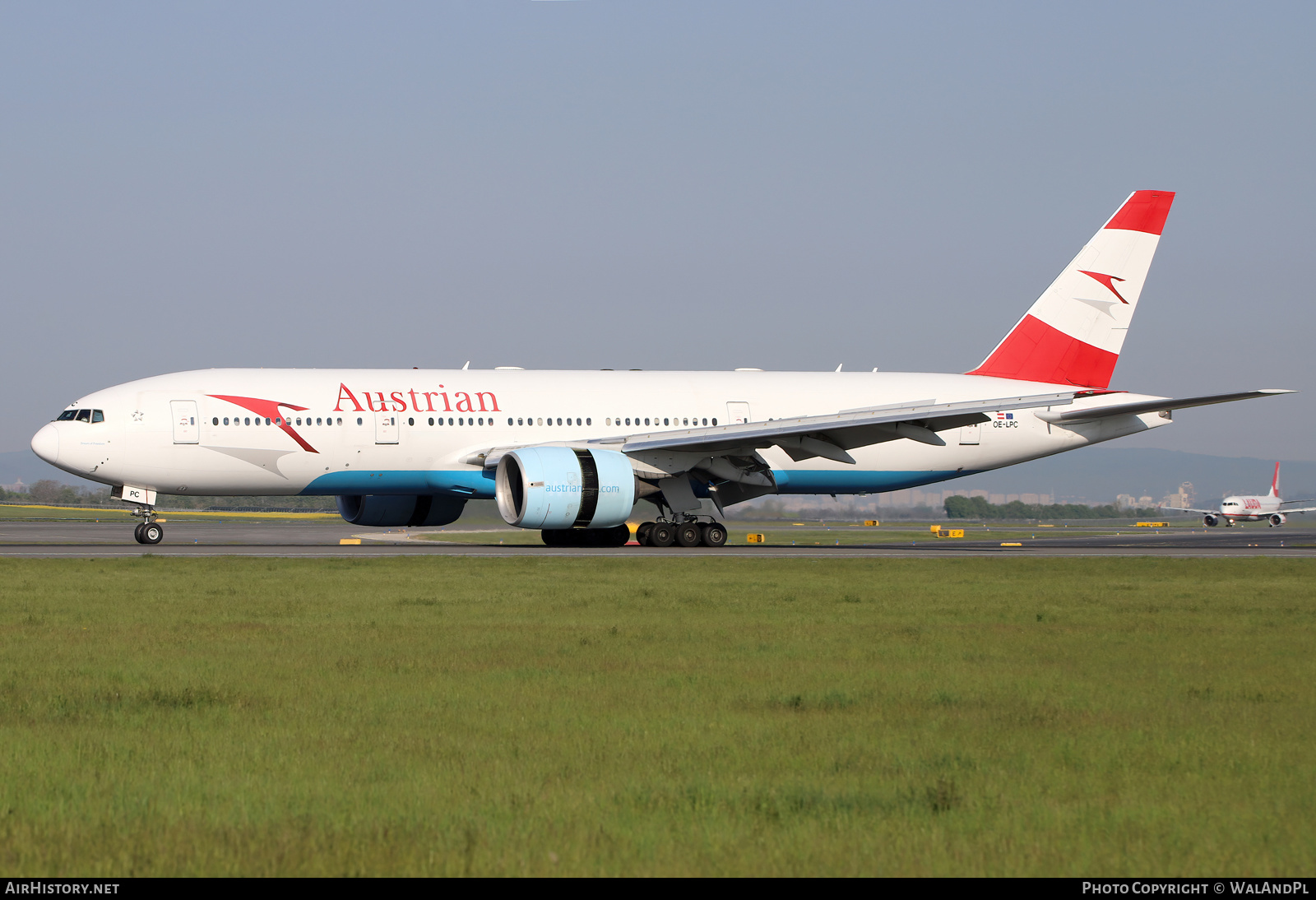 Aircraft Photo of OE-LPC | Boeing 777-2Z9/ER | Austrian Airlines | AirHistory.net #532060