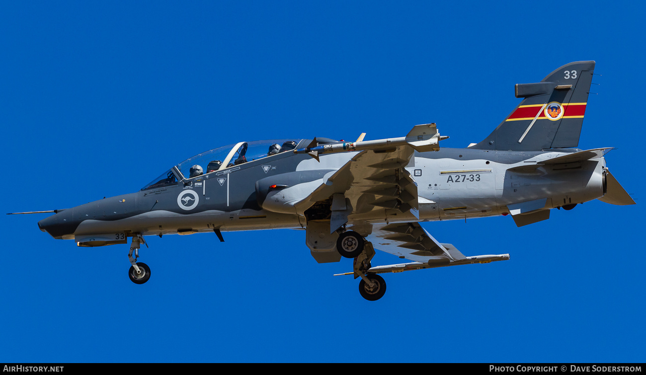 Aircraft Photo of A27-33 | BAE Systems Hawk 127 | Australia - Air Force | AirHistory.net #532067