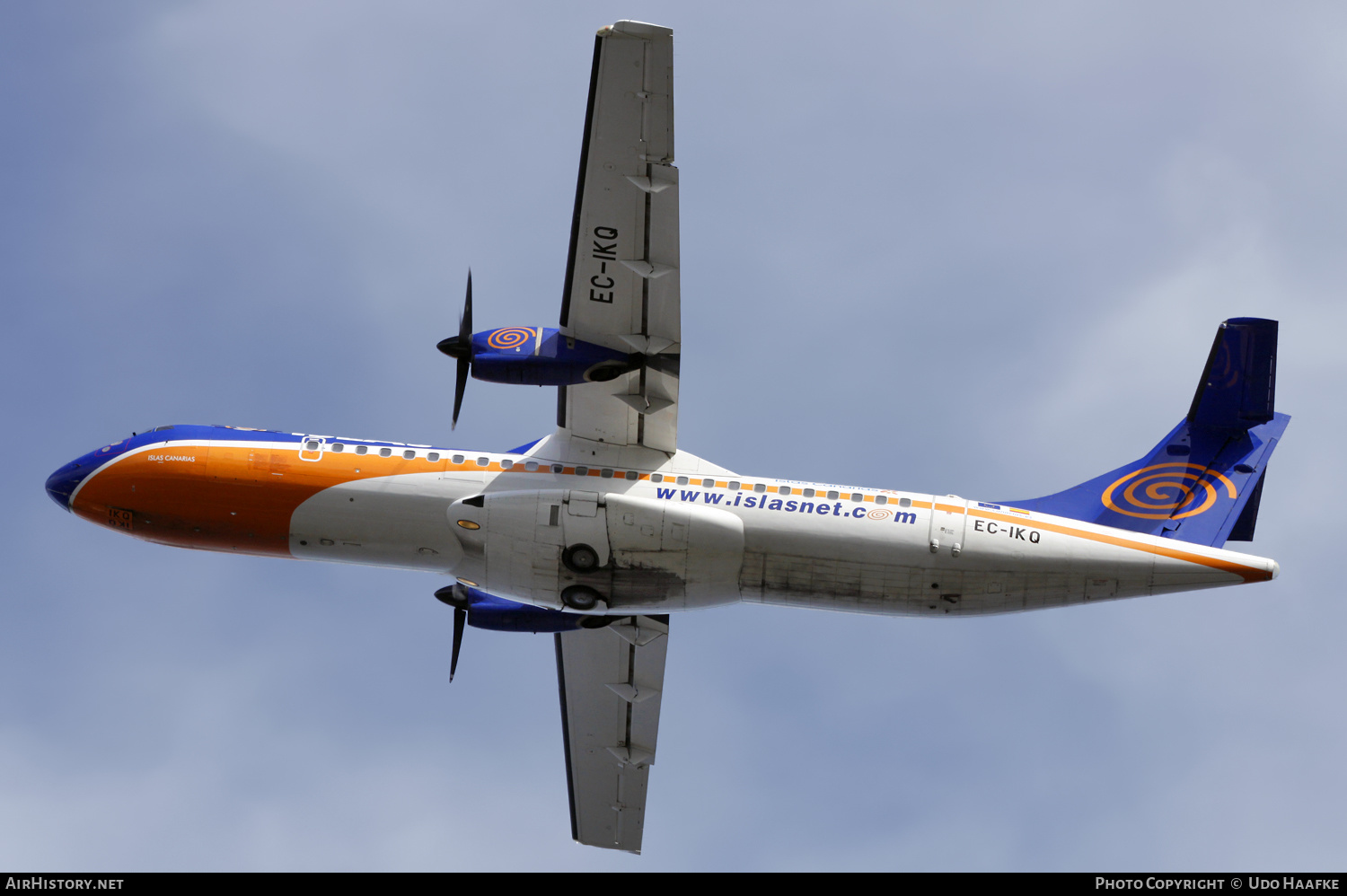 Aircraft Photo of EC-IKQ | ATR ATR-72-202 | Islas Airways | AirHistory.net #532107