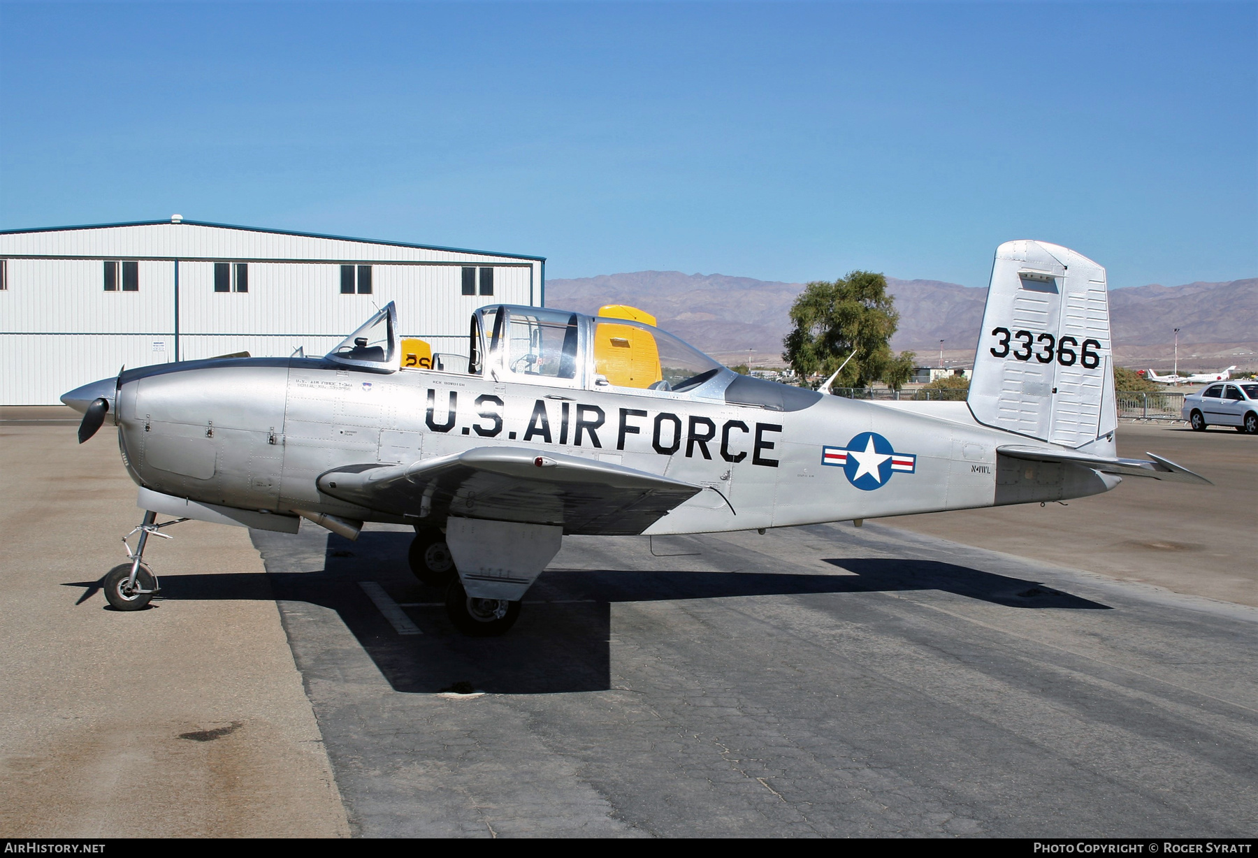 Aircraft Photo of N4WL / 33366 | Beech T-34A Mentor | USA - Air Force | AirHistory.net #532123
