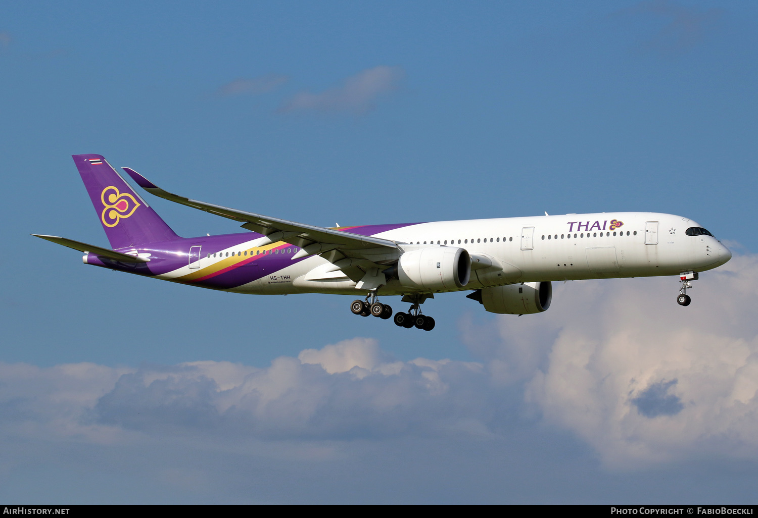 Aircraft Photo of HS-THH | Airbus A350-941 | Thai Airways International | AirHistory.net #532184