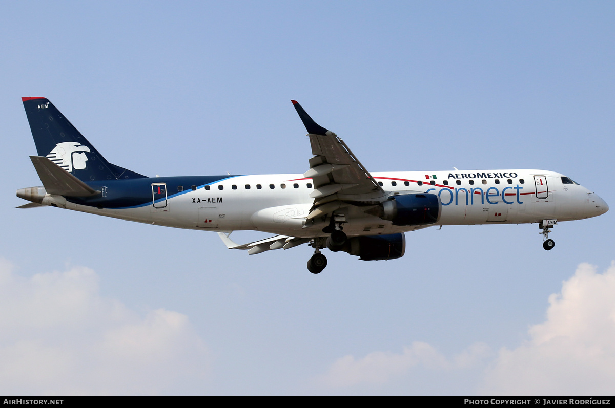 Aircraft Photo of XA-AEM | Embraer 190LR (ERJ-190-100LR) | AeroMéxico Connect | AirHistory.net #532189