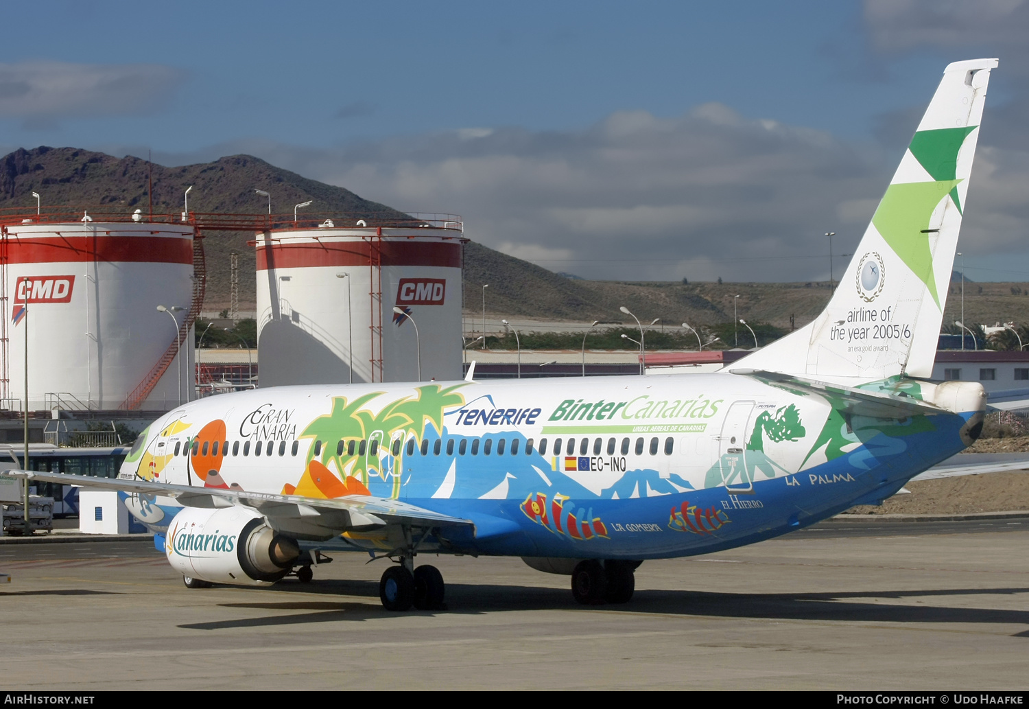 Aircraft Photo of EC-INQ | Boeing 737-4Q8 | Binter Canarias | AirHistory.net #532233