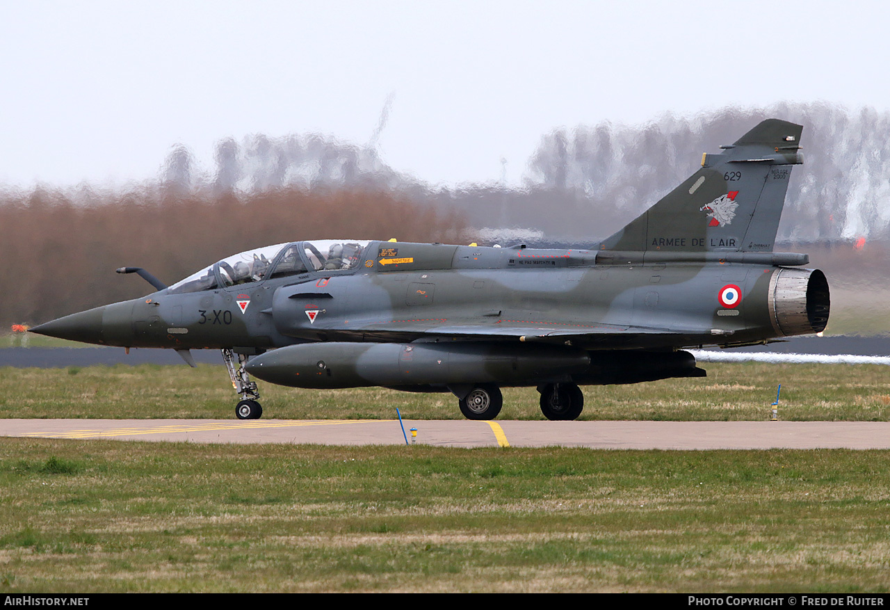 Aircraft Photo of 629 | Dassault Mirage 2000D | France - Air Force | AirHistory.net #532255