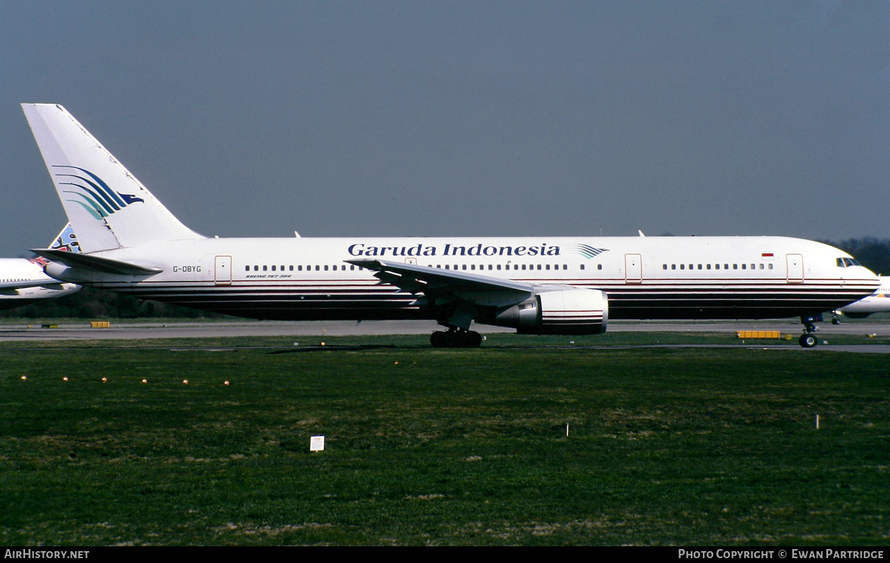 Aircraft Photo of G-OBYG | Boeing 767-304/ER | Garuda Indonesia | AirHistory.net #532258