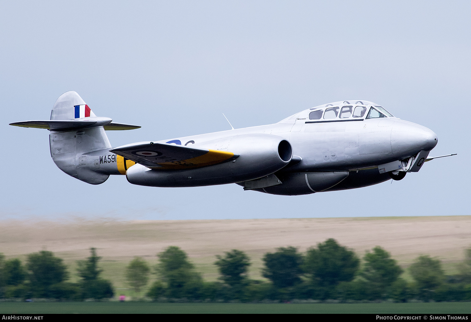 Aircraft Photo of G-BWMF / WA591 | Gloster Meteor T7 | UK - Air Force | AirHistory.net #532279