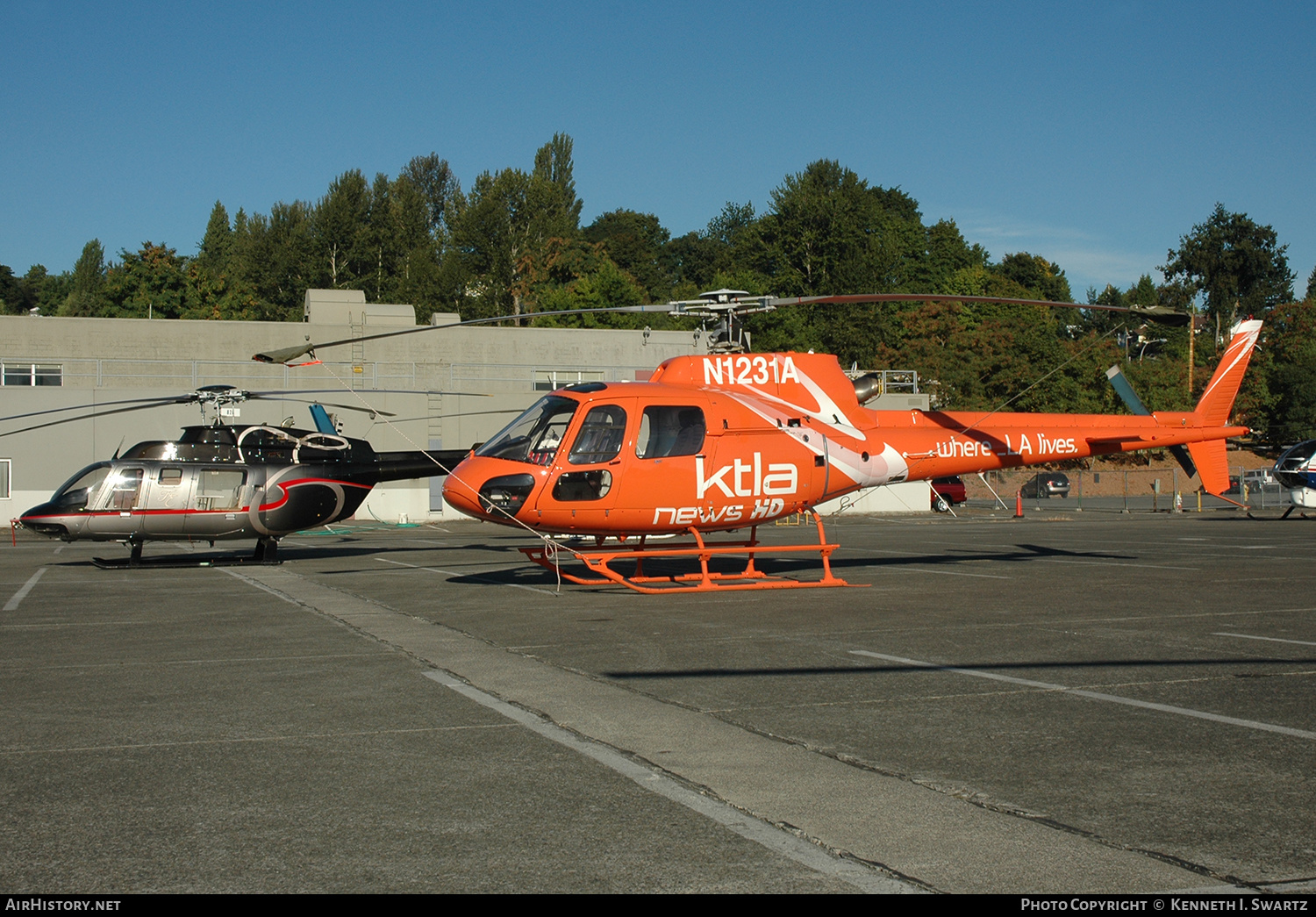 Aircraft Photo of N1231A | Aerospatiale AS-350B-2 Ecureuil | KTLA News | AirHistory.net #532288