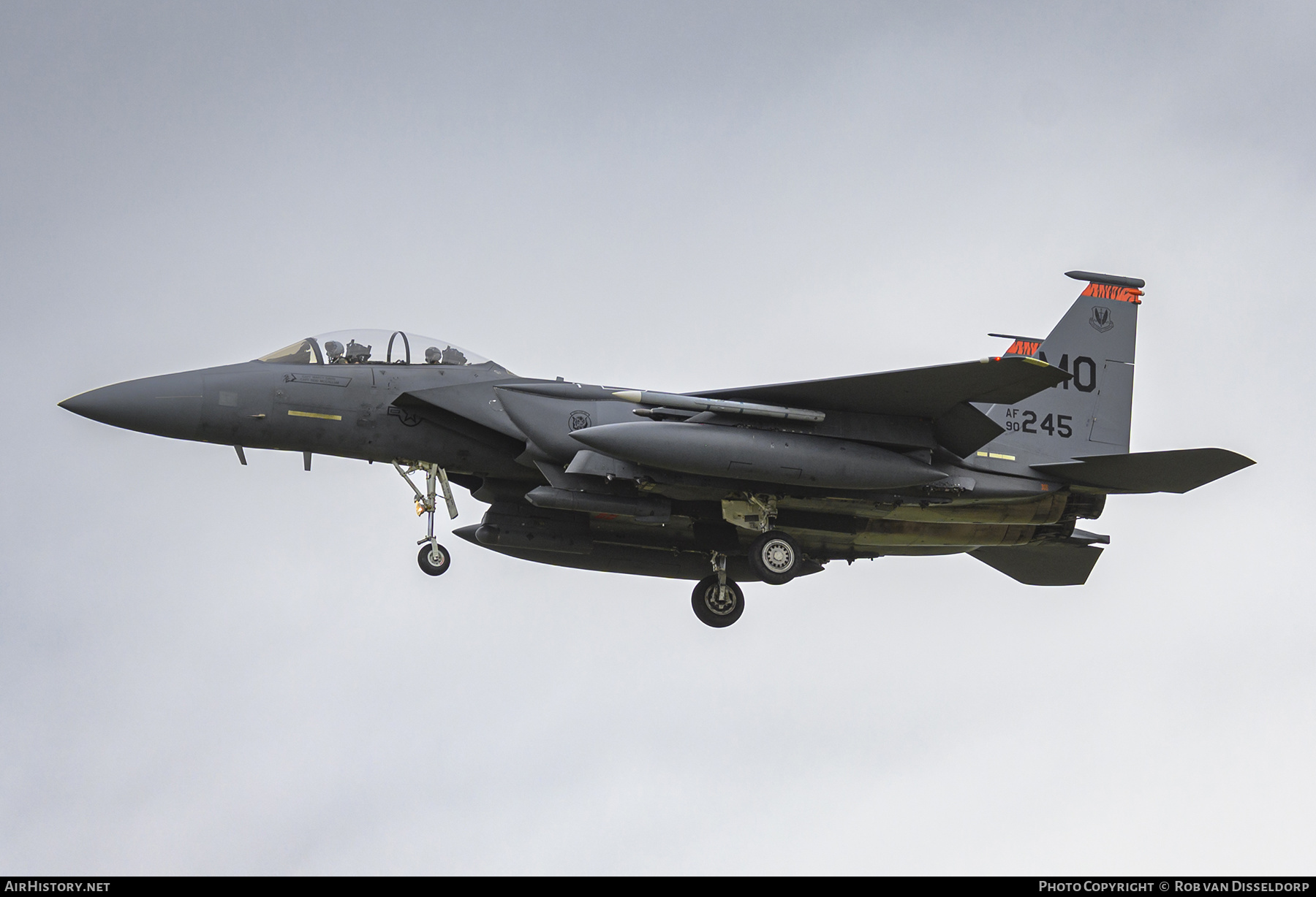 Aircraft Photo of 90-0245 / AF90-245 | Boeing F-15E Strike Eagle | USA - Air Force | AirHistory.net #532326