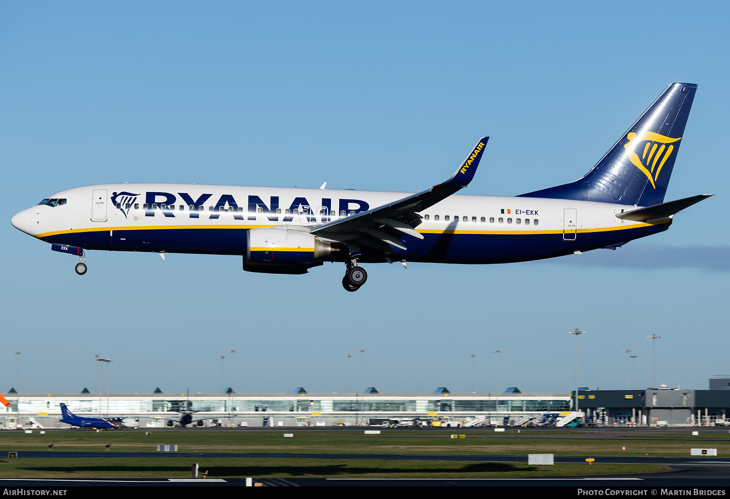 Aircraft Photo of EI-EKK | Boeing 737-8AS | Ryanair | AirHistory.net #532361