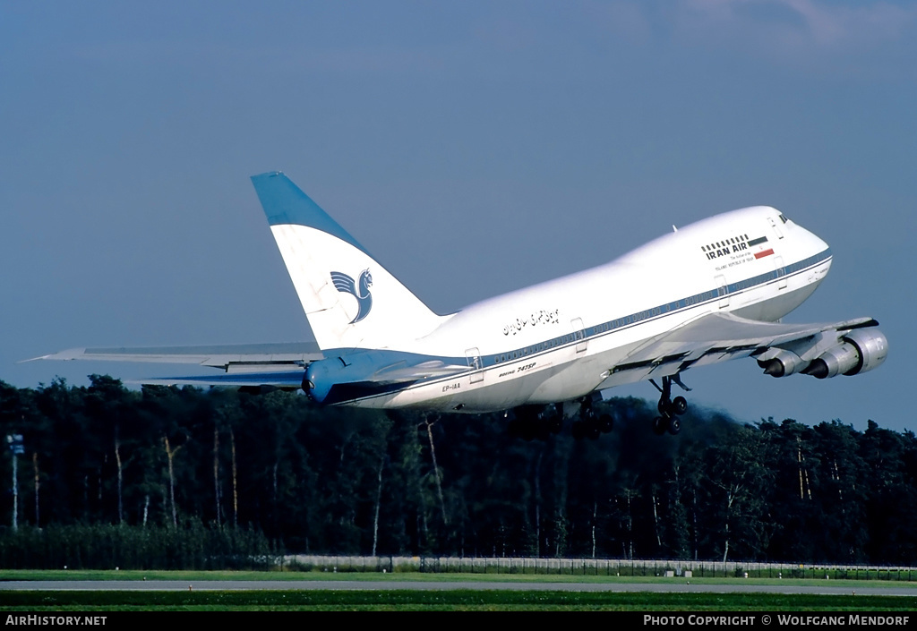 Aircraft Photo of EP-IAA | Boeing 747SP-86 | Iran Air | AirHistory.net #532386