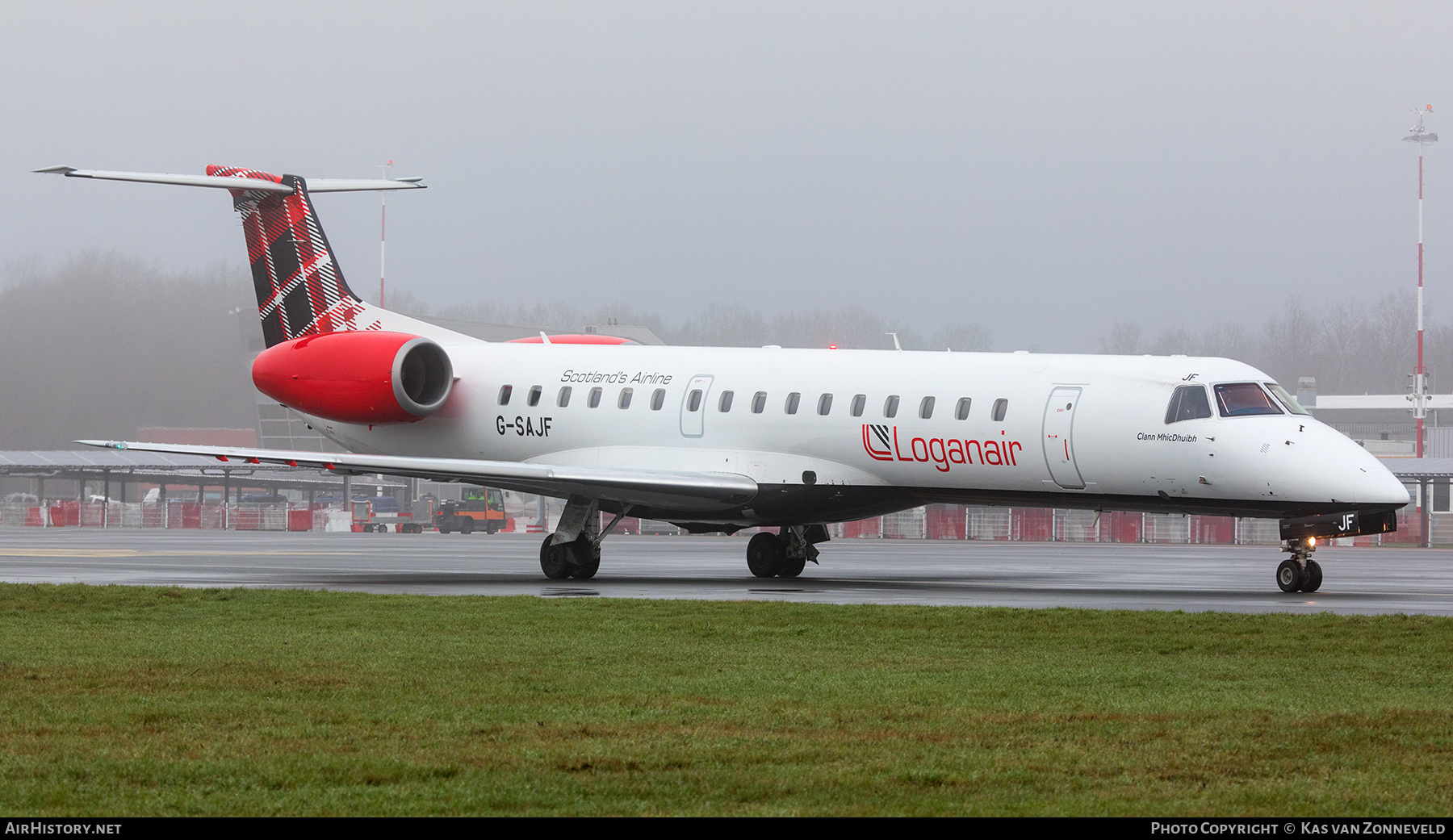 Aircraft Photo of G-SAJF | Embraer ERJ-145EP (EMB-145EP) | Loganair | AirHistory.net #532398