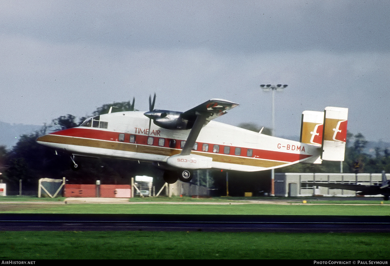 Aircraft Photo of G-BDMA | Short 330-100 | Time Air | AirHistory.net #532400