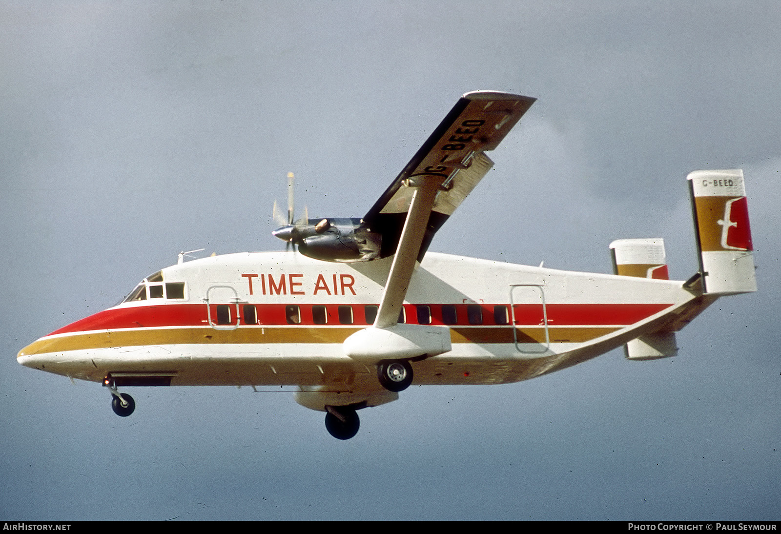 Aircraft Photo of G-BEEO | Short 330-100 | Time Air | AirHistory.net #532407