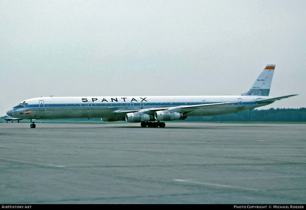 Aircraft Photo of EC-CCG | McDonnell Douglas DC-8-61CF | Spantax | AirHistory.net #532409