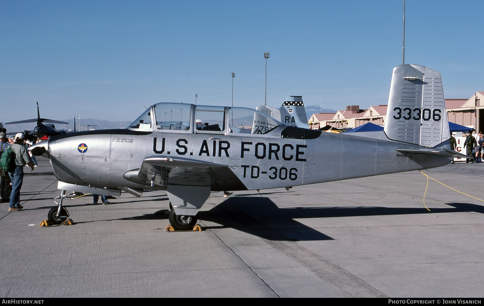 Aircraft Photo of N6450D / 33306 | Beech T-34A Mentor (45) | USA - Air Force | AirHistory.net #532412