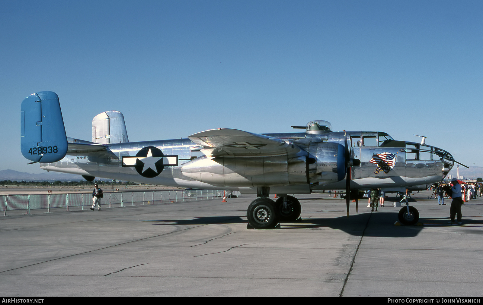 Aircraft Photo of N7946C / NL7946C / 428938 | North American B-25J Mitchell | USA - Air Force | AirHistory.net #532421