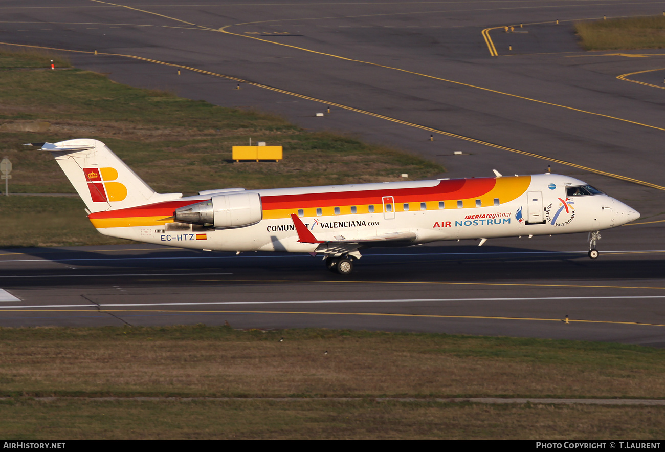 Aircraft Photo of EC-HTZ | Bombardier CRJ-200ER (CL-600-2B19) | Iberia Regional | AirHistory.net #532437