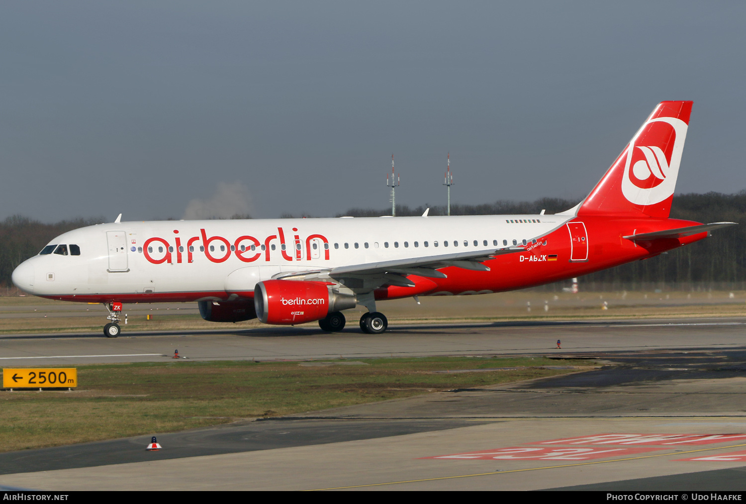 Aircraft Photo of D-ABZK | Airbus A320-216 | Air Berlin | AirHistory.net #532456