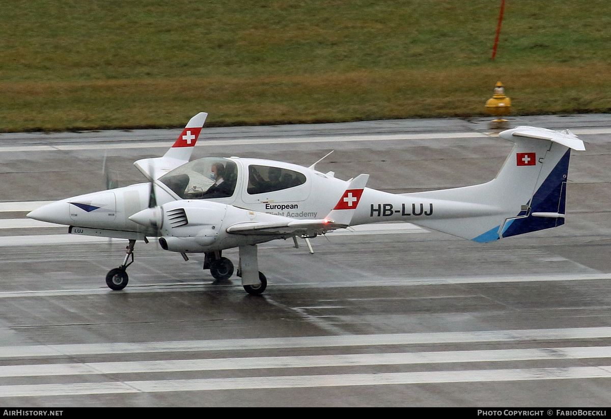 Aircraft Photo of HB-LUJ | Diamond DA42 Twin Star | European Flight Academy | AirHistory.net #532471