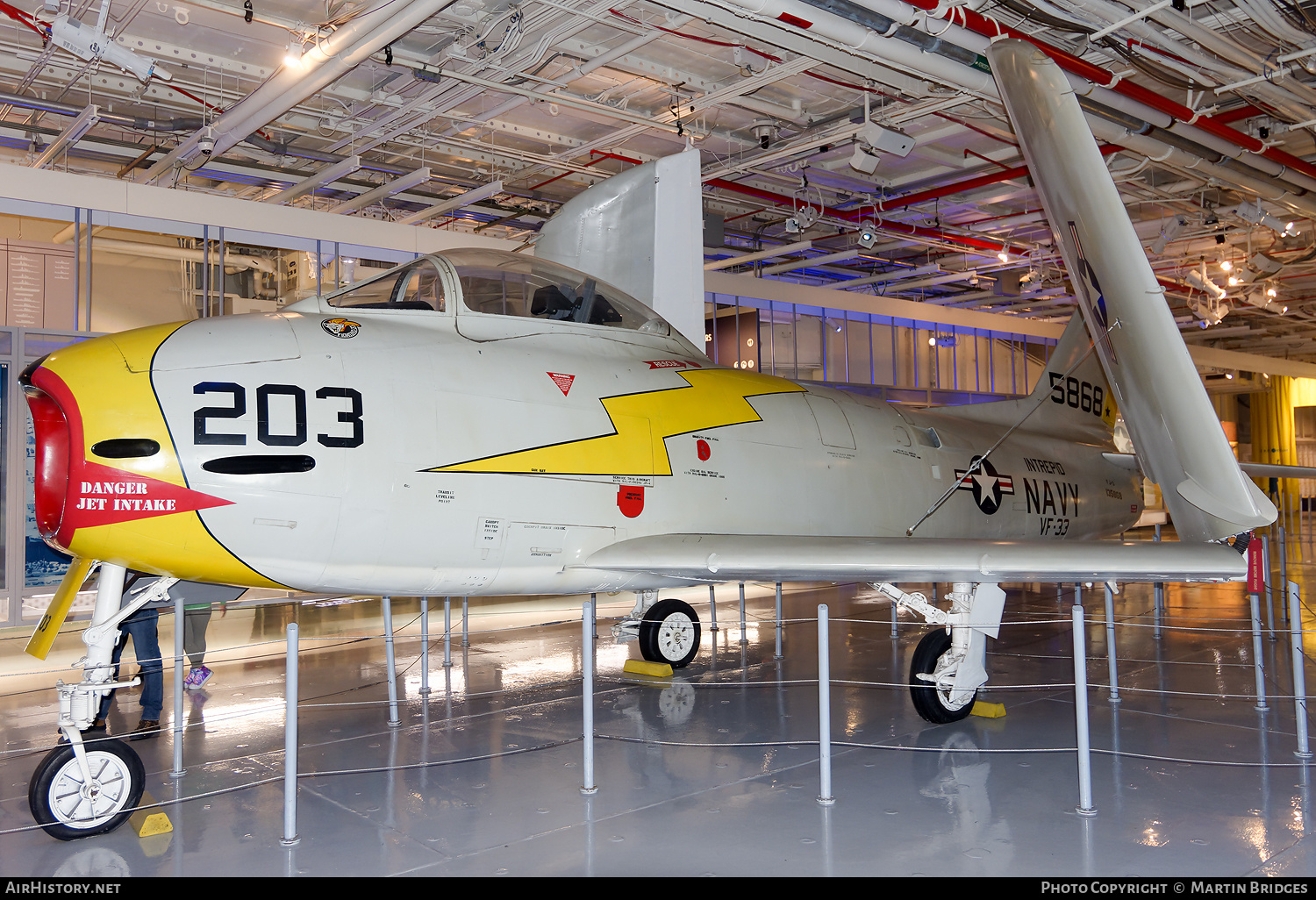 Aircraft Photo of 135868 | North American FJ-3 Fury | USA - Navy | AirHistory.net #532478