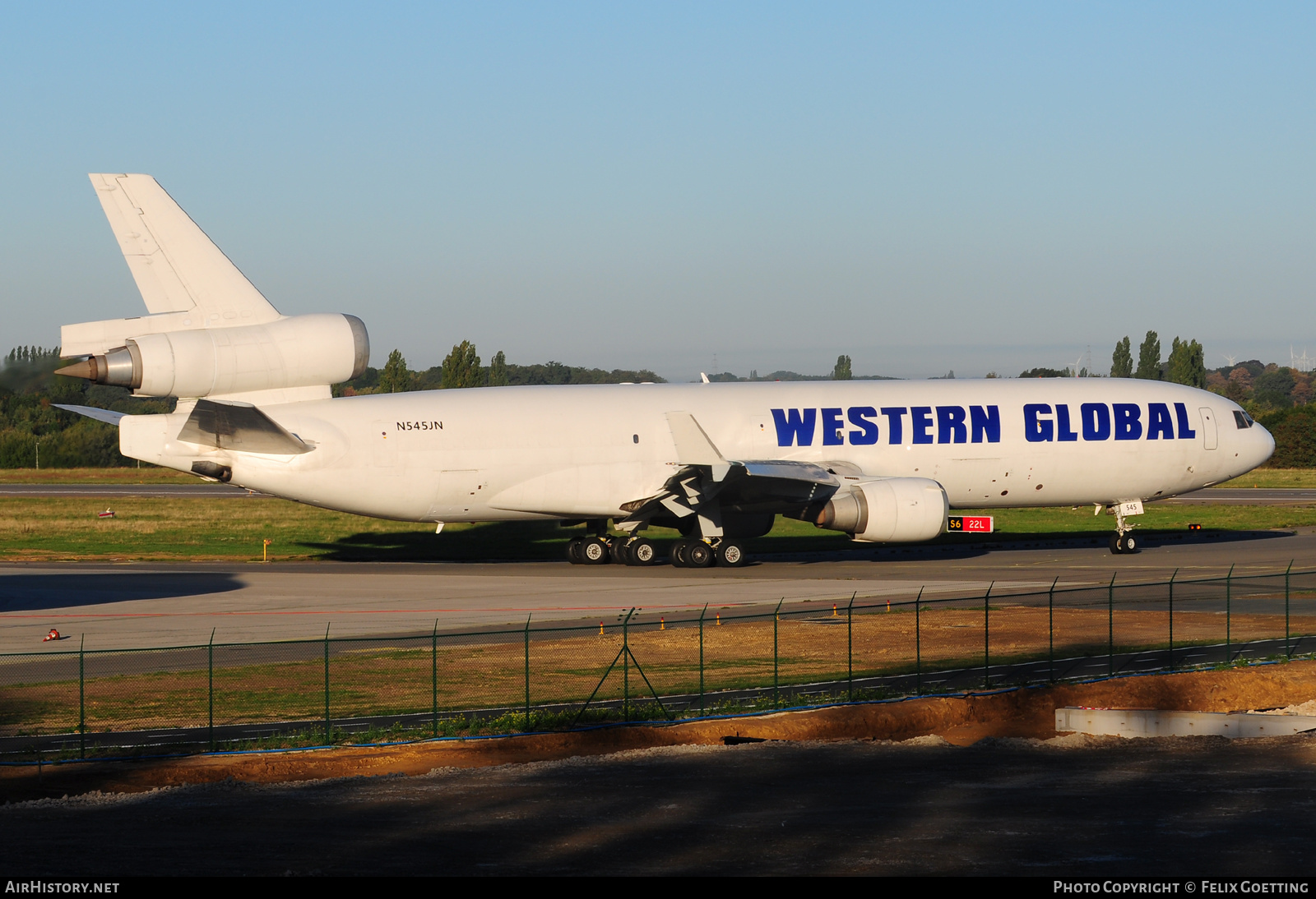 Aircraft Photo of N545JN | McDonnell Douglas MD-11F | Western Global Airlines - WGA | AirHistory.net #532485