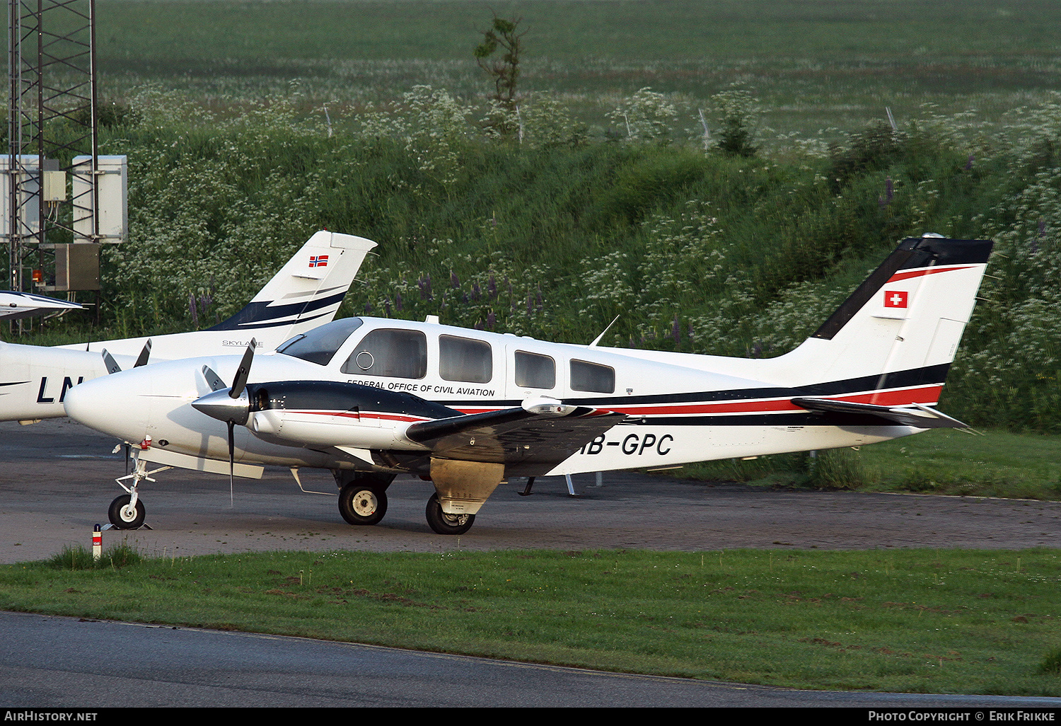 Aircraft Photo of HB-GPC | Beech 58P Pressurized Baron | Federal Office of Civil Aviation - FOCA | AirHistory.net #532496